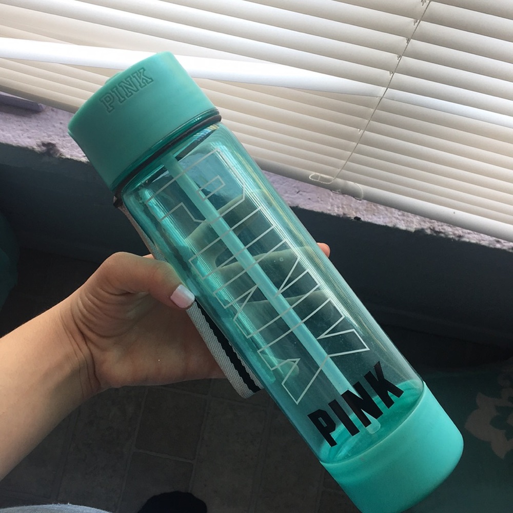 Pink water bottle